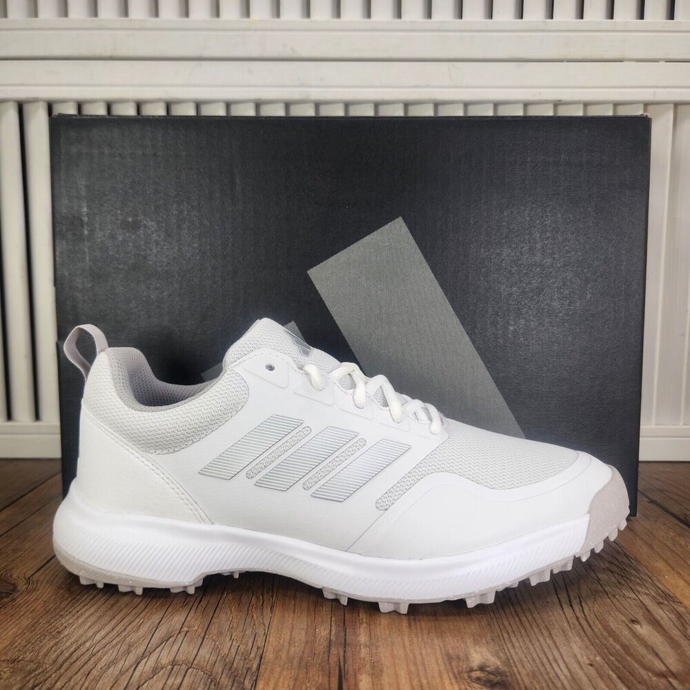 Adidas Tech Response SL3 Golf Shoes Womens Sz 8 White Athletic Spikeless GV6900